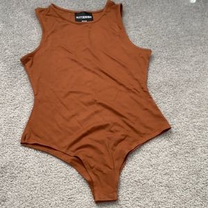 NWOT Kittenish Camel Easton Bodysuit